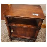 VTG End Table With Storage