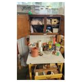 Metal Top Cabinet & All Contents Everything Goes