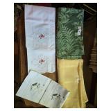 Vintage Linens w/ Tablecloths & Runner