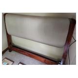 Oak Paddded Full Size Head Board