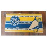 Box Of VTG 1960s GE Christmas Tree Lamps W Org Box
