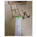 Brass Easel & Plate Display Stand Lot