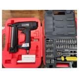 Staple Gun & Socket Set Both W Cases