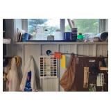 7 Cabinets & Shelves Full Of Hardware/Tools & More