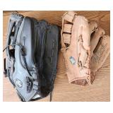 Two VTG Baseball Gloves