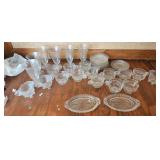 LG Lot Of VTG Crystal Goblets/Cups/Saucers