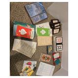 Vintage Bridge Cards & Score Pad Lot