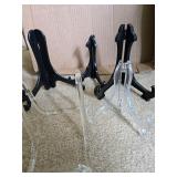 Plastic Plate & Display Stand Lot