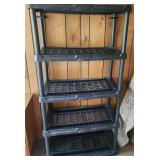 5 Tier Plastic Storage Shelve