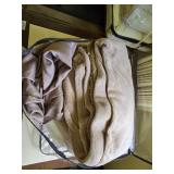 Large soft blanket and food network table cloth