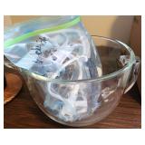 Kitchen Aide Glass Bowl & 5 Attachments