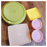 5 VTG Tupperware On The Go Containers
