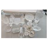 LG VTG Indiana Glass Lot Star Pattern & More
