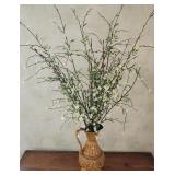 VTG Vase With Floral Arrangement