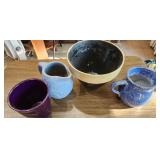 4 PC Stoneware & Ceramic Lot