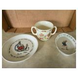Beatrix Potter Child Dishware Lot