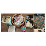 LG VTG Sewing & Button Lot