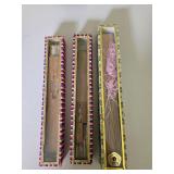 Asian Folding Fan Collection in Boxes