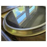 Silverplate Serving Tray & Round Tray