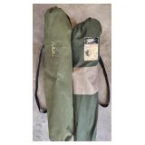Two Outdoor LG Sized Lawn Chairs W Bags