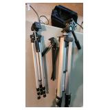 3 Camera Tripods Mixed Sizes