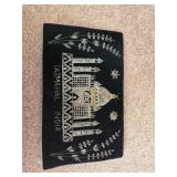 Vintage Taj Mahal Velvet Clutch Purse