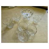 Vintage Cambridge Caprice Crystal Glassware Set