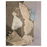 Vintage 1950s Crochet Linen Lot