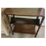 Antique Walnut Lamp Table