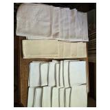 Vintage Linen & Floral Napkin Lot