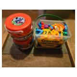 Vintage Magnetic Letters & Crayola Lot
