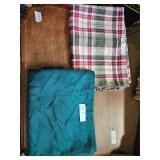 2 Holiday Tablecloths 84x60 & 102x60