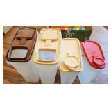 4 VTG Tupperware Storage Containers