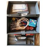 Tool Box Full Of Hardware & Supplies