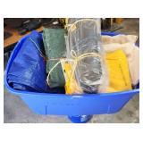 Tote Full of Tarps & Towels