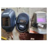 3 Welding Helmets & Gloves