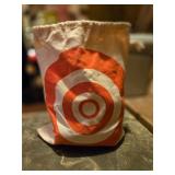 Vintage Target Print Canvas Bean Bag Set with Bag
