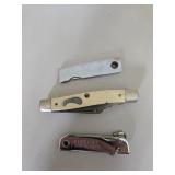 Vintage Pocket Knife & Utility Knife Lot