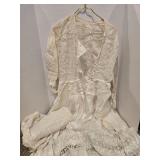 1920s Lace Dress & Slip Set