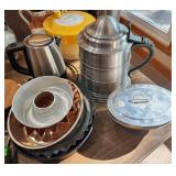 VTG Cake Pans , Coffee Kettle & More