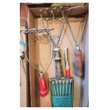 Lot Of VTG Potato Mashers & Spears Red Handles & M