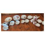 Antique Doll Tea Set With a Case