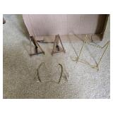 Mixed Wood & Metal Display Stand Lot