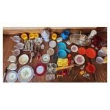 50+ PCS Of VTG Kids Kitchen Items
