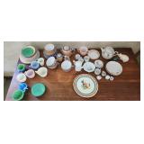 LG VTG Lot Of Doll House Dishes