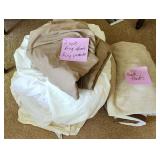 3 Sets Of King Sheets & Stack Of Towels