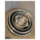 Set of 6 Stainless Mixing Bowls