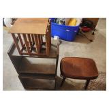 3 Side Tables & Foot Stool