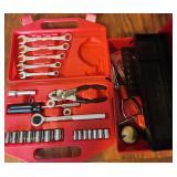 Socket Set & Tool Box W Tools in It