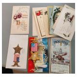 2 Antique Cigar Boxes Full Of Old Post Cards
